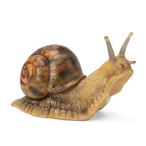 Garden Snail Sculpture, Reptile Resin Sculpture, Suitable for Outdoor Courtyard Pond Garden Lawn Decor Landscape, is the for Garden Enthusiasts (7 inches) - size: 8inch