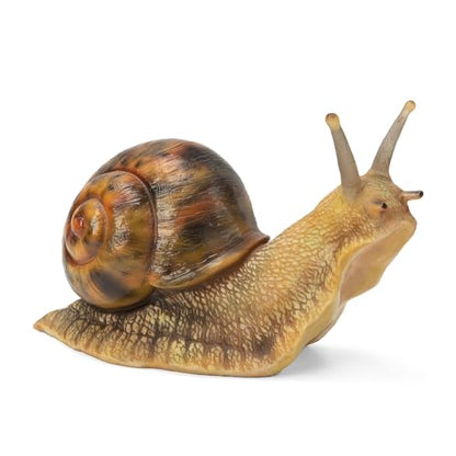 Garden Snail Sculpture, Reptile Resin Sculpture, Suitable for Outdoor Courtyard Pond Garden Lawn Decor Landscape, is the for Garden Enthusiasts (7 inches) - size: 8inch