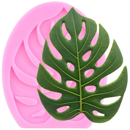 Tropical Leaf Silicone Molds Monstera Leaves Fondant Mold