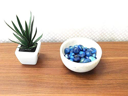 Blue River Rocks, Garden Rocks, Outdoor Decorative Stones, Natural Gravel, for Aquariums, Landscaping, Vase Fillers, Succulent, Tillandsia, Cactus Pot, Terrarium Rocks, 4.5 lb (72 oz) - size: standard