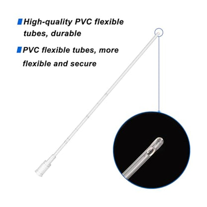 6 Pack-10ml injection Syringe with 16 Ga Metal Distribution Tubes and Soft Plastic Tube Suitable for Scientific Labs and Industrial Dispensing, Glue Application, Ink, Liquid Dispensing and Measuring, Pet Food Feeding, Refilling Ink Cartridges or CISS - si
