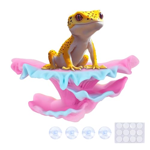 Westant Mushroom Decor for Reptile Tank, Pet-Safe (Twilight, Shelf Cap) - color: Twilight, size: Shelf Cap