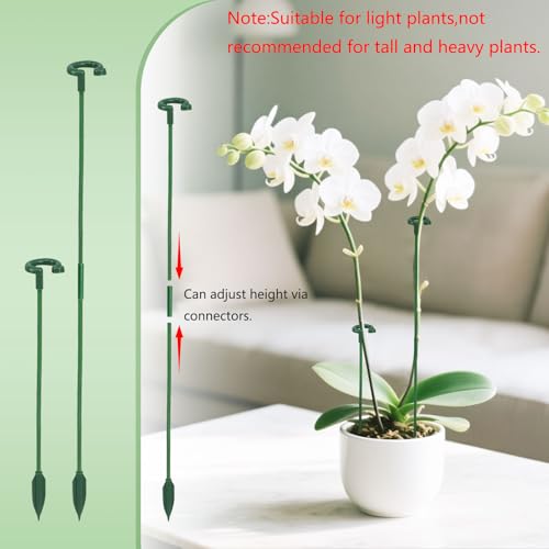 Pack of 30 Small Plant Stakes for Indoor Plants 6.7 Inches - size: C Set(6.7 in)