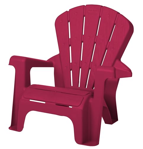 Little Tikes Kids Garden Chair 4 Pack in Red, Outdoor Toddler Activity Adirondack Chairs for Picnic, Garden, Patio, Backyard & Beach, Outdoor Chair Set - size: 4 Pack