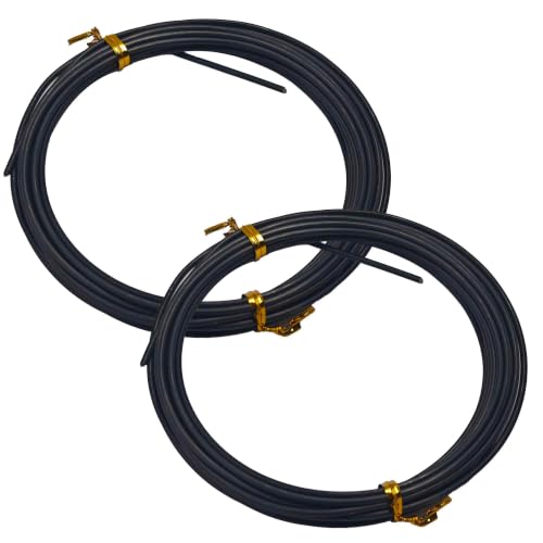1mm Bonsai Training Wire, 2 Rolls 65.6 Feet Anodized Aluminum Wire - size: 1mm