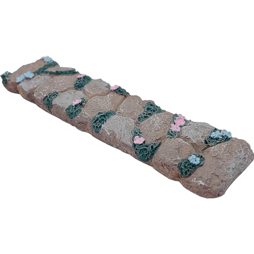 MUAMAX Fairy Garden Walkway Path, Fairy Garden Pathway, Fairies Gardens Accessories, Mini Road Way, Micro Miniature Path Road for Fairy Gardens, Enchanted Garden Path