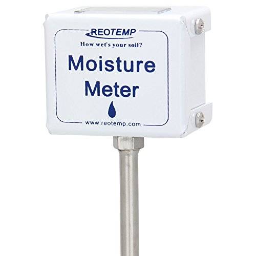 15 Inch Garden and Compost Moisture Meter, Garden Tool Ideal for Soil, Plant, Farm and Lawn Moisture Testing - size: 15 Inch Stem