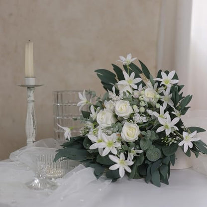 120 Pcs 4 Kinds Mixed Artificial Greenery Stems for Vase Decor(Green)