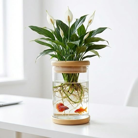 Desktop Hydroponic Propagation Station - Glass Vases for Plant Cuttings, Indoor Water Plant Jars, Unique Gardening Gift for Women Mom Plant Lovers