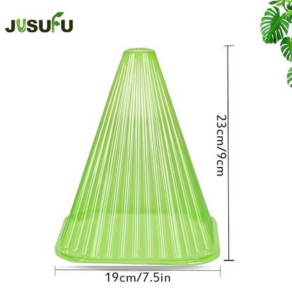 Garden Cloches for Plants, 20 Pack Plant Covers | Reusable Plant Bell Cover Protects Plants from Birds, Frost,Snails Etc. - color: green 20