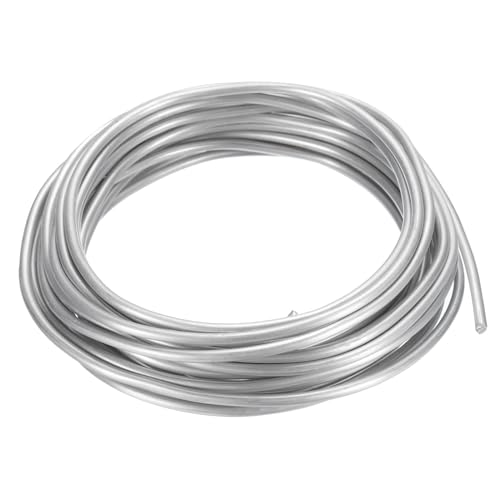 PATIKIL 3mm Bonsai Training Wire, 1 Roll Floral Wire Stems Anodized Aluminum Tree Wire 16.4 Feet Total for Gardening Branch Fixing, White - color: White, size: 3mm