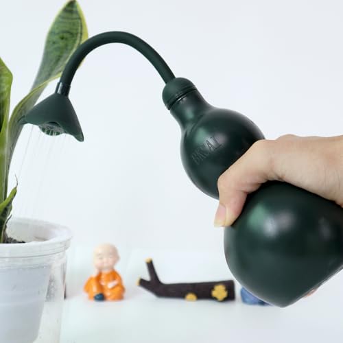 BKSAI Squeeze Bottles for Plants, 22oz Small Watering Can for Succulent, Muti-Function Squirt Bottle for Seedling Watering, Wash, Tattoo, Dark Green - color: Dark Green, size: 22 oz