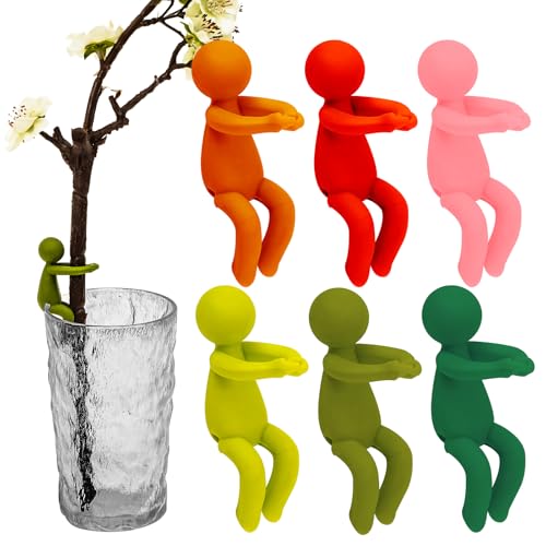 6 Pcs Plant Propagation Friends, Plant Propagation Buddy, Plant Cutting Holder for Shoots, Sprouts and Stems, Cute Plant Propagation Support Growth Tool for Indoor Garden