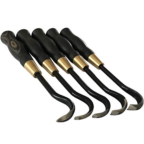 VOUIU 5-Piece Bonsai Scraper Bonsai Tool Set