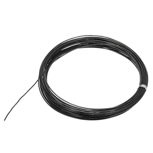 MECCANIXITY 41 Gauge Aluminum Craft Wire, 33 Feet Bendable Wire Metal Armature Wire for Jewelry Making DIY Sculpting Floral Wreath Making Wire Wrapping Christmas Ornaments (41 AWG Black) - color: Black, size: 41 Gauge, 33 Feet