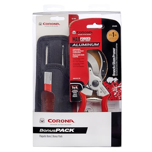 Corona Tools SP 6250 Aluminum Bypass Pruner Kit With Universal Tool Pouch and Carbide Sharpening Tool - size: Pruner Kit