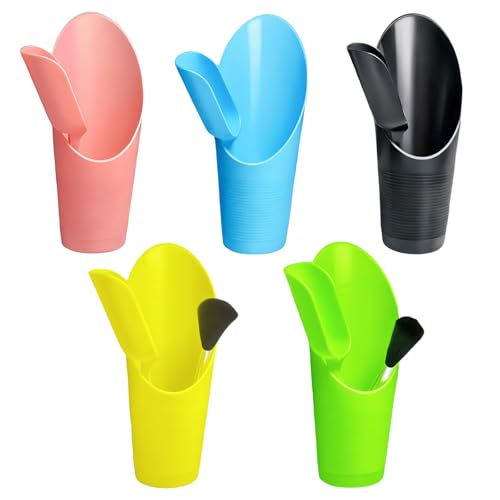 12PCS Bonsai Soil Scoop Set, Plastic Garden Scoops, Mini Potting Shovel