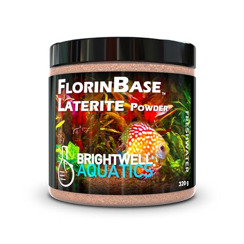 Brightwell Aquatics FlorinBase Laterite Powder Iron Clay Substrate, 325g - size: 325 grams