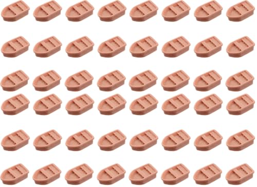 NUOBESTY 12Pcs Miniature Boat Figurines for Fairy Garden Accessories, Plastic Mini Rowboats for Dollhouse Decor, Small Toy Boats for Micro Landscape Terrarium Cake Topper DIY Craft (Pack of 4) - size: 3.30X2.00X1.00CM (Pack of 4)