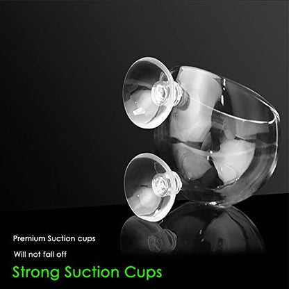 Carpetsma Aquarium Plant Pot, Glass Fish Tank Plants Holder - Aquarium Planter with 2 Suction Cups for Fish Tank Decor - 1 Pack - size: 1 pack