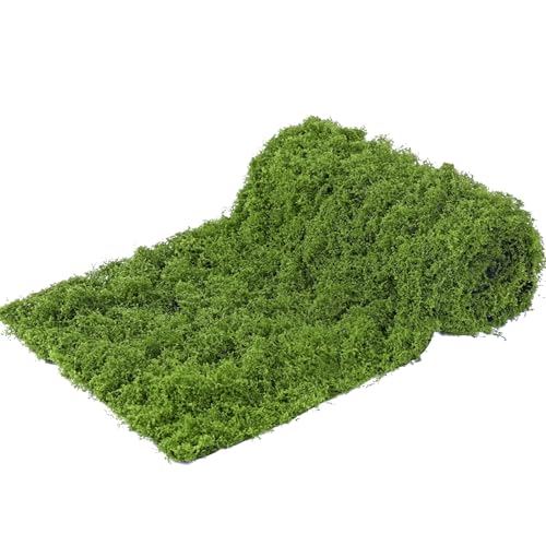 Artificial Moss Mat, 12"x71" Light Green Fake Moss for Crafts Table Runner - color: Light Green, size: 12x71inch/30x180cm