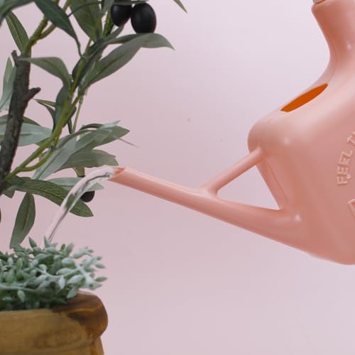 PETAL & FLOW Spray Sprinkler 2-in-1 Watering Can & Plant Mister Spray Bottle for Indoor & Outdoor Plants, 0.4 Gal (1.6L)(Apricot Pink) - color: Apricot Pink