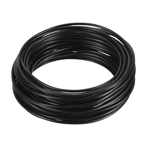 PATIKIL 2.5mm Bonsai Training Wire, Floral Wire Stems Anodized Aluminum Tree Wire 32.8 Feet Total for Gardening Branch Fixing, Black - color: Black, size: 2.5 mm x 10 m