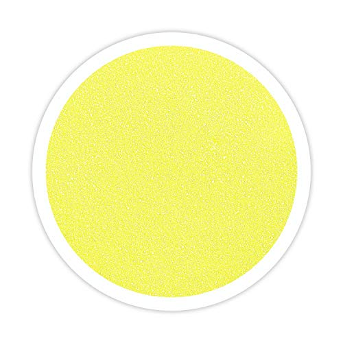 Sandsational Sparkle Lemon Yellow Unity Sand, 3 LB (48 oz), Bright Yellow Colored Sand for Weddings, Vase Filler, Home Decor, Crafts, Terrariums, and More - color: Lemon, size: 3 LB (48 oz)