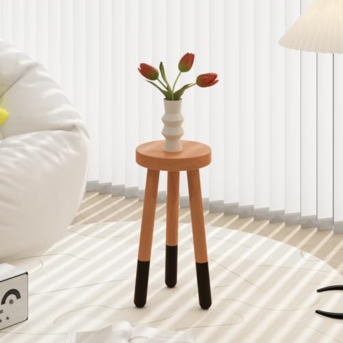 Wood Plant Stand, Indoor Plant Holder, Wooden Pot Stand for Plants - color: 18" Tall Black