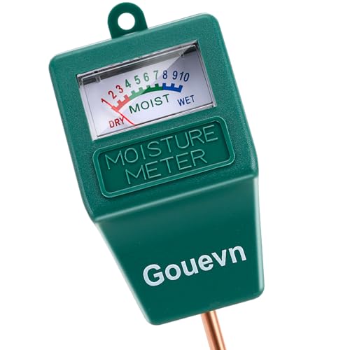 Gouevn Soil Moisture Meter for Plants, Plant Water Meter Indoor Outdoor - color: Green