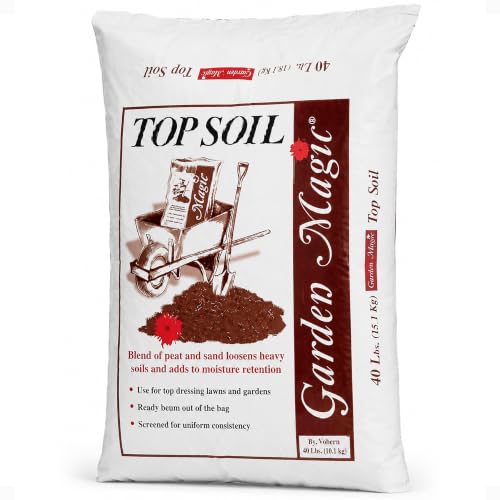 Michigan Peat Garden Magic Organic Compost Top Soil Blend, 40 lb - size: 40-Pound (1 Pack)