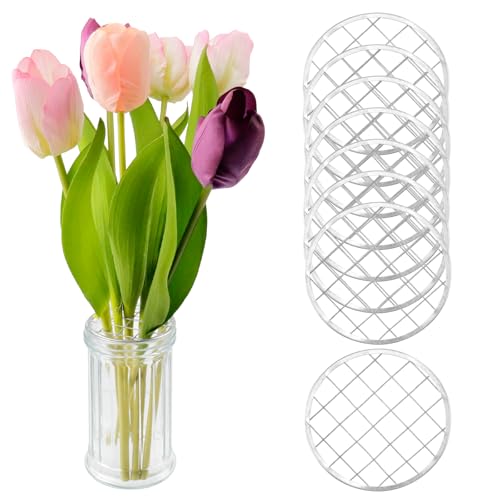 Mason Jar Flower Frog Lids, 3.4 Inch, 8 Packs - size: 3.38 Inch / 86 mm,8 PCS