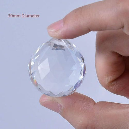 12 Pcs Crystal Ball Prism Suncatcher 30mm Rainbow Pendants Maker | Clear Glass Crystal Ball Prism,Hanging Crystals Prisms for Windows,for Feng Shui,for Home,Office,Garden Decoration