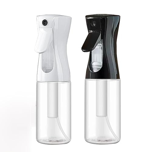 2PCS 200ml Continuous Spray Bottle, Ultra Fine Mist for Hair Plants