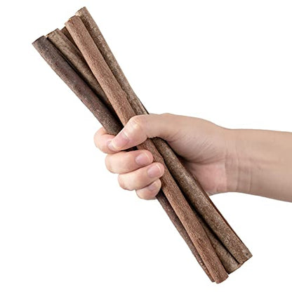 Craft Sticks Twigs Crafting Natural Wood Log Sticks DIY Cuttable Rustic Christmas Home Wall Decoration Length 9.84 in/10 PCS (Pack of 3) - size: 40PCS(0.35-0.47 inch) (Pack of 3)