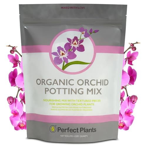 Perfect Plants Orchid Potting Mix, 4 qt, Bark Blend for Phalaenopsis - size: 4qts.