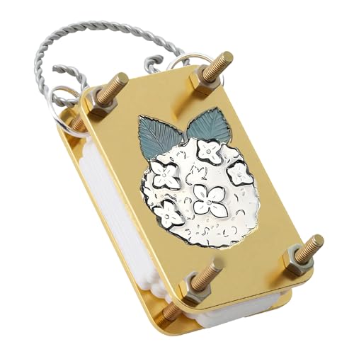 RJLCTH Micro Flower Press Keychain Set with Blotting Paper, (Hydrangea) - color: Hydrangea