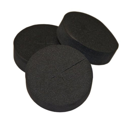 Grow1 Neoprene Inserts 3in Black 84-Pack Cloning Collars for Hydroponics Aeroponics and Clone Machines Soft Stem Support with Precut Slit