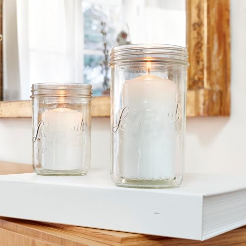 Le Parfait Familia Wiss 32oz (1L) Extra Wide Mouth (110mm) Glass Canning Jars – 4PK Made in France, Airtight 2-Piece Lid, Reusable Zero Waste & Eco-Friendly for Kitchen Storage & Meal Prep - color: 33oz (Set/4)