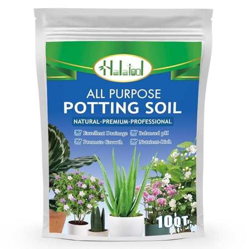 Halatool 10QT Potting Soil Mix, Indoor & Outdoor Plants, Succulents, Orchid - size: 10 qt
