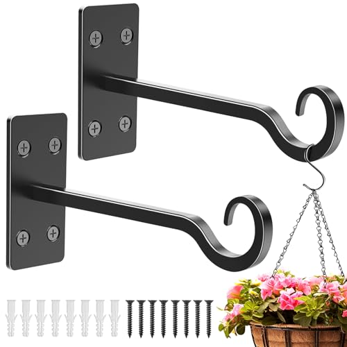 12" Wall Mount Plant Hanger 2 Pack - size: 12 inches