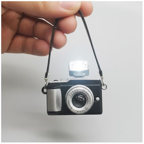 1:4 Scale Miniature Vintage Camera Ornament - Retro Photography Decor & Photographer Gift (C) - color: C Camera