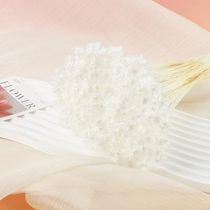 300 PCS Dried Flowers Brazilian White Small Starflower Flowers Mini Dried Flower Bouquet Daisies Mini Chamomile Flower Bouquet for Flower Arrangement Wedding (Snow-White) - color: Snow-white
