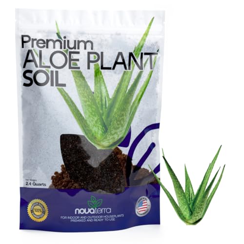 Novaterra Aloe Vera Potting Soil Mix for Indoor Succulents, 2.4 Quarts - color: Aloe Vera Soil
