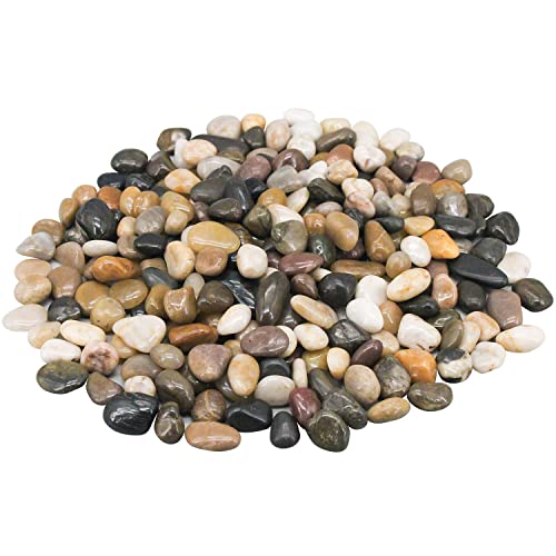 Decorative Rocks for Potted Plants,River Rocks, Decor Ornamental Pebbles - color: mixed color, size: 5 Pounds