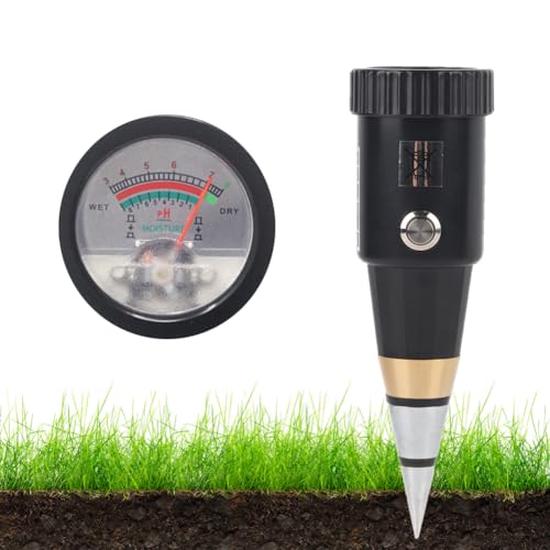 Soil Meter, VT-05 Soil Soil Tester Hygrometer Portable Plant Water Monitor for Garden Farms Lawns Potted Plants Indoor Outdoor