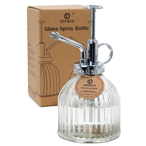 OFFIDIX Plant Spray Bottle Glass Mister Transparent Spritzer ﻿ ﻿ ﻿ - color: A-Clear