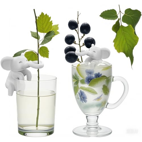 Plant Propagation Friends, Plant Cutting Holder for Stems, Plant Propagation Buddy for an Indoor Garden or a Plant Propagation Station, Funny Gift for Plant Lover (2Pcs(White)) - color: 2pcs(white)