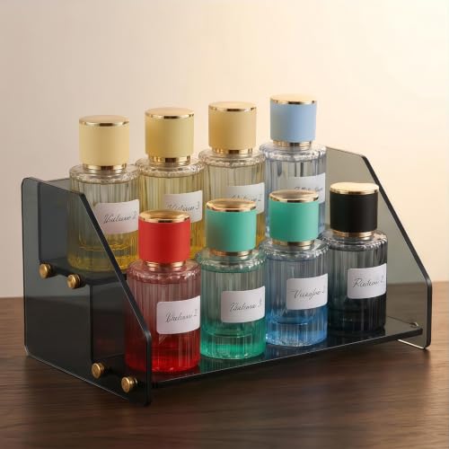 BESTHLS 24pc 30ml Refillable Travel Perfume Bottle Empty Glass Spray Bottle | Includes Tools Funnel Dropper and Labels,Ribbed Glass Bottles,Eye Catching 6 Gradient Colors,Fine Mist,for perfume decanting - size: 30ml*24pcs