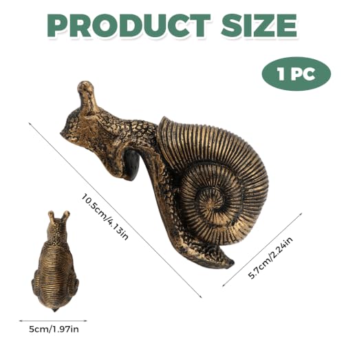 Snail Plant Pot Hanger, Mini Resin Climbing Snail Figurine Flower Pot Hugger, Funny Animal Statue Ornament for Indoor Outdoor Garden Yard Patio, Gift for Plant Lovers - style: Snail